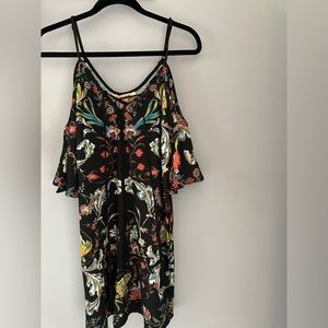 NWOT Flying Tomato Cold Shoulder Dress Floral Sz XS